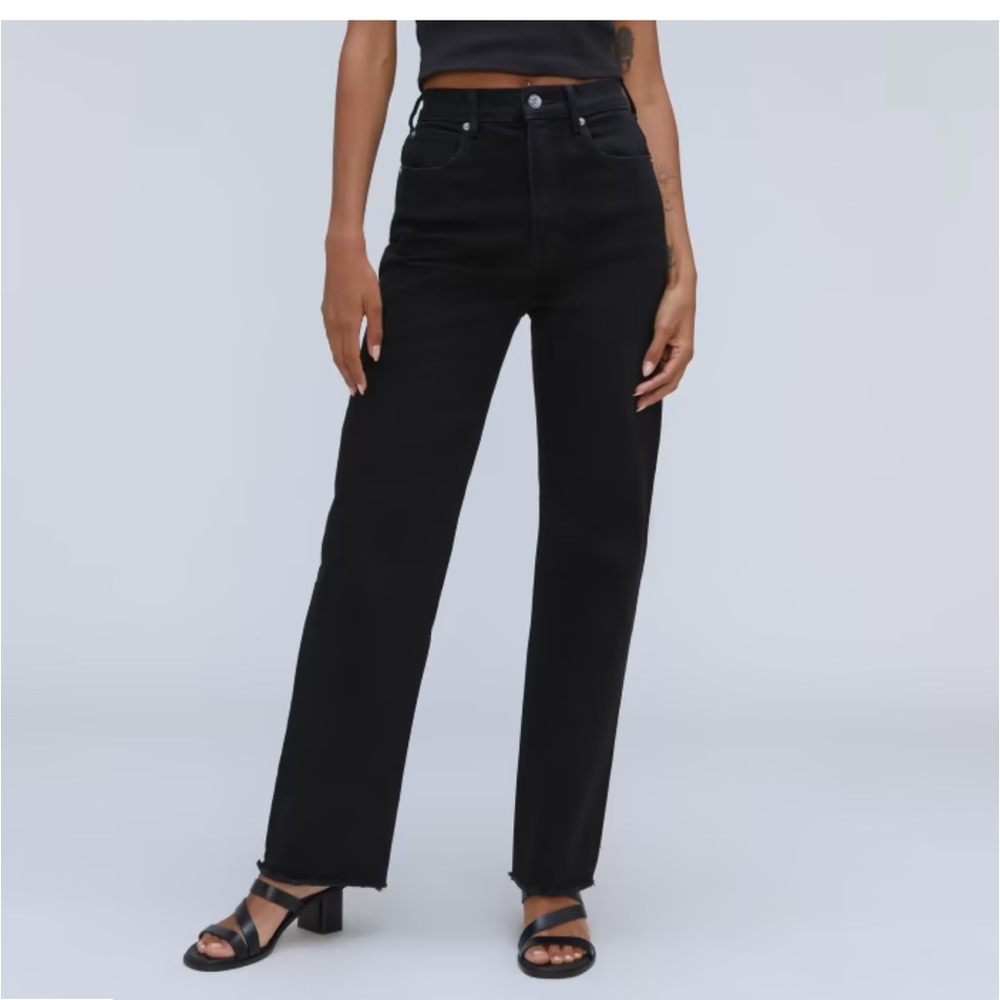 Everlane Way-High Jean // Coal // Size 26 // Regular 27.5 inch inseam